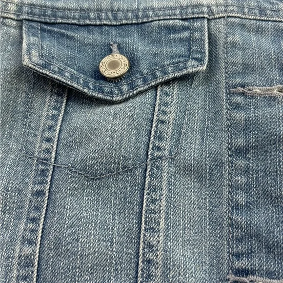 Girls 1989 Place Denim Jacket with Gray Hoodie 🌟 - Picture 5 of 9